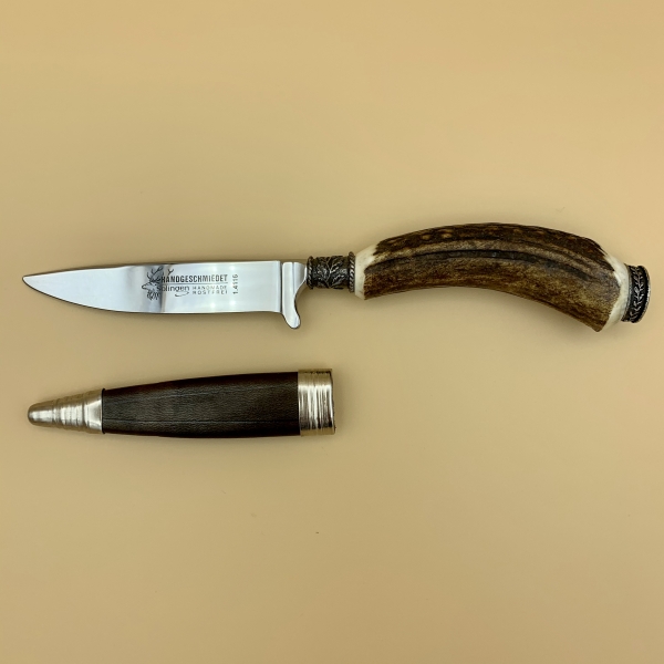Trachtenmesser Glatt mit Scheide